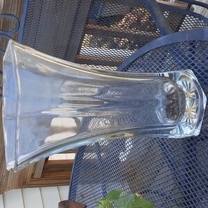 Vintage Hoosier glass 4041 crystal vase.